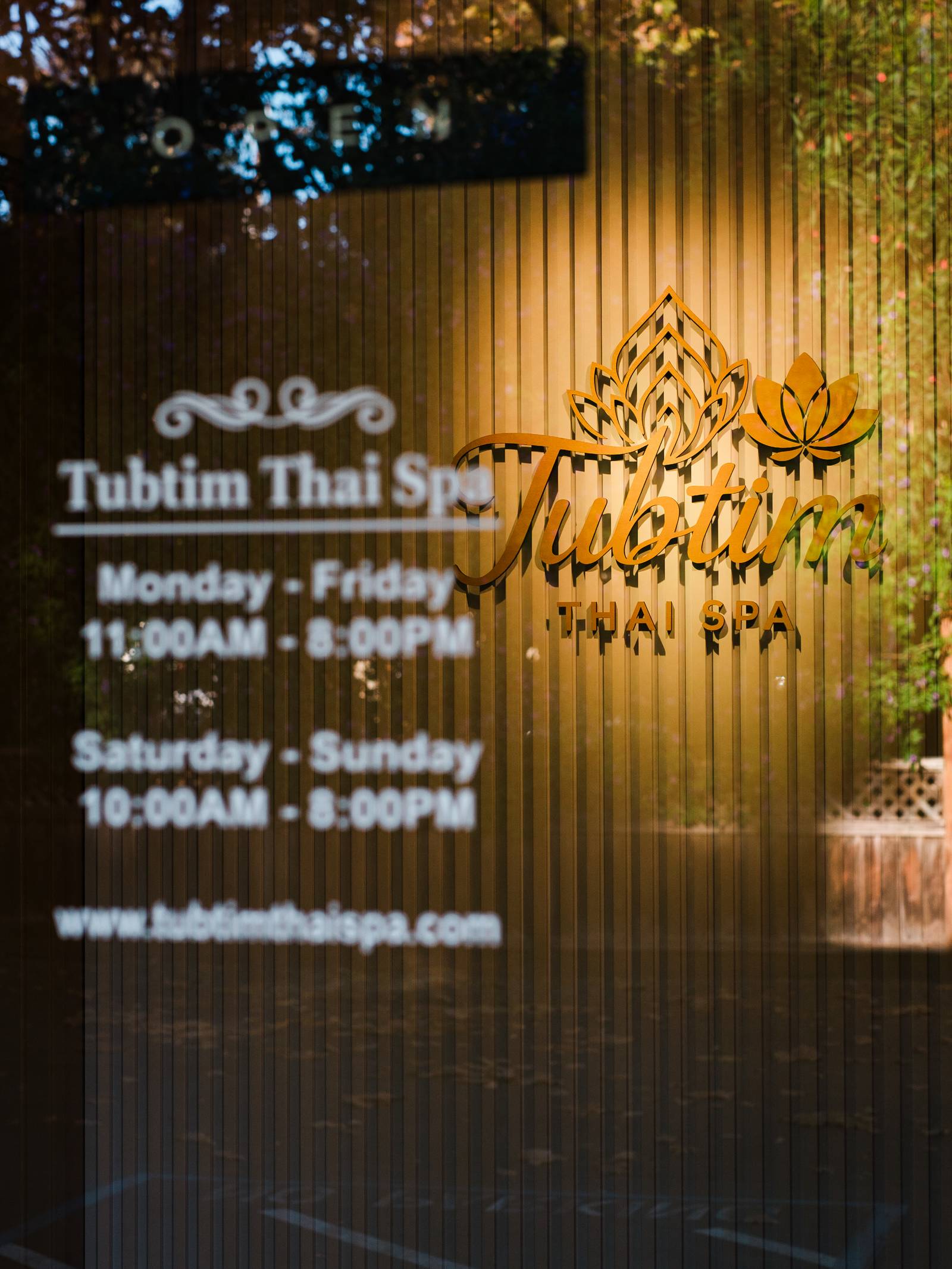 Spa lobby and waiting area